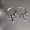 Women's Metal Geometric Electroplated Earrings Natural Style Trendy Minimalist Cold Style Fashion Jewelry