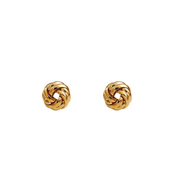 Women's Metal Geometric Style Electroplated Twist Earrings
