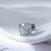 Women's Metal Geometric Zircon Earrings Titanium Steel Screw Ear Bone Nails Cochlear Nails