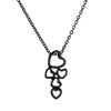 Women's Metal Heart Shaped Geometric Ins Style Electroplated Clavicle Chain Necklace