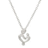 Women's Metal Heart Shaped Geometric Ins Style Electroplated Clavicle Chain Necklace
