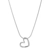 Women's Metal Heart Shaped Geometric Ins Style Electroplated Clavicle Chain Necklace