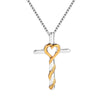 Women's Metal Heart Shaped Geometric Ins Style Electroplated Clavicle Chain Necklace