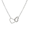 Women's Metal Heart Shaped Geometric Ins Style Electroplated Clavicle Chain Necklace