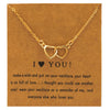 Women's Metal Heart Shaped Geometric Ins Style Electroplated Clavicle Chain Necklace