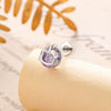 Women's Metal Hollow Cat Ear Bone Nail Set With Diamonds Fashion Style