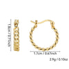 Women's Metal Hollow Earrings Copper Electroplating