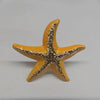Women's Metal Jewelry Seaside Holiday Style Oil Drop Pleated Starfish Ring With Animal Pattern Electroplated