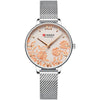 Women's Metal Meshbelt Leisure Style Round Dial Quartz Wrist Watch
