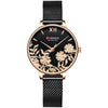 Women's Metal Meshbelt Leisure Style Round Dial Quartz Wrist Watch