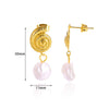 Women's Metal Ocean Beach Series Shell Starfish Ring Necklace Electroplated Jewelry