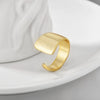 Women's Metal Open Ring Cold Simple Style Copper Gold Plated Geometric Pattern