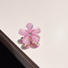 Women's Metal Plant Flower Electroplated Hair Gripper
