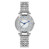 Women's Metal Quartz Bracelet Watch With Round Dial And Jewelry Buckle