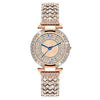 Women's Metal Quartz Bracelet Watch With Round Dial And Jewelry Buckle