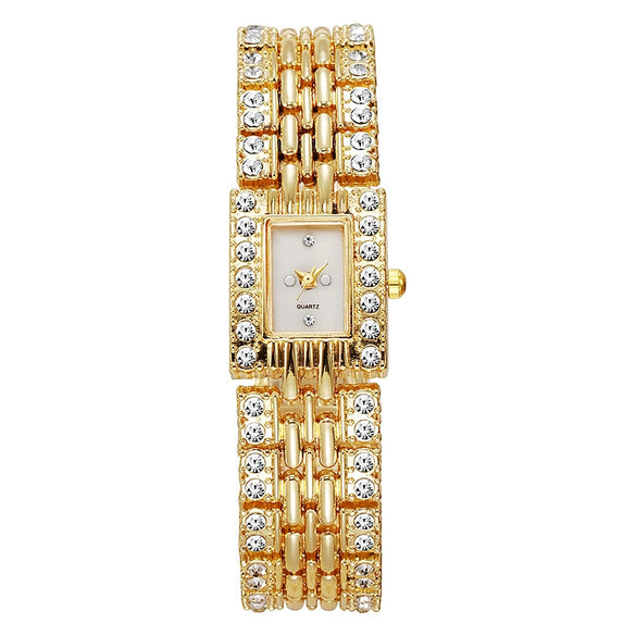 Women's Metal Square Fashion Bracelet Watch