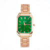 Women's Metal Square Leisure Quartz Wristwatch With Mineral Strengthened Glass Mirror