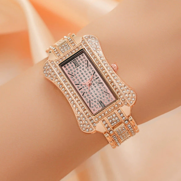 Women's Metal Watch Fashion Style Diamondencrusted Cartoon Shape Manufacturer Wholesale