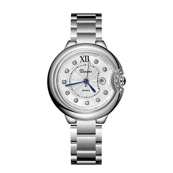 Women's Metal Watch Round Dial Leisure Style