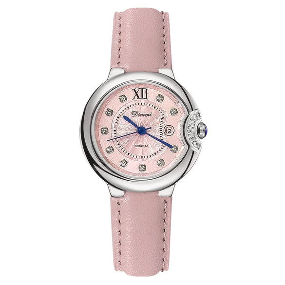 Women's Metal Watch Round Dial Leisure Style