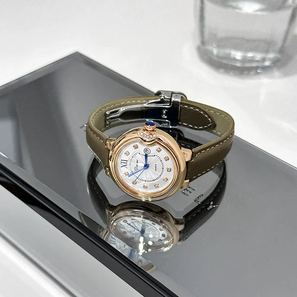 Women's Metal Watch Round Dial Leisure Style