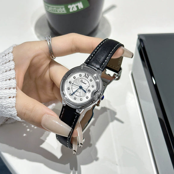 Women's Metal Watch Round Dial Leisure Style