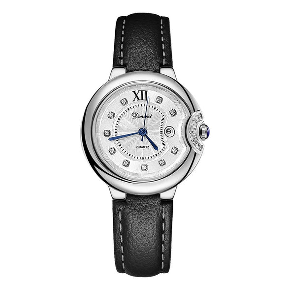 Women's Metal Watch Round Dial Leisure Style