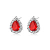 Women's Micro Inlaid Zircon Drop Earrings In Environmental Protection Copper Natural Style Dangle Earrings