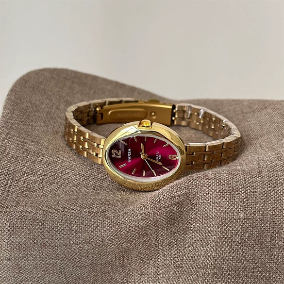 Women's Midcentury Style Alloy And Steel Strap Watch