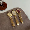 Women's Midcentury Style Alloy And Steel Strap Watch