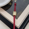 Women's Middle Ancient Style Square Alloy Watch Leisure Style