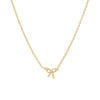 Women's Mini Bow Copper And Titanium Steel Ochain Necklace With Animal Zodiac Pattern And Electroplating Design
