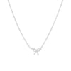 Women's Mini Bow Copper And Titanium Steel Ochain Necklace With Animal Zodiac Pattern And Electroplating Design