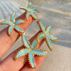 Women's Minimalist Alloy Oil Dropping Flower Geometric Earrings