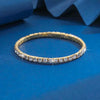 Women's Minimalist Alloy Rhinestone Inlay Elastic Bracelet Luxury Full Diamond Style Bridal Fashion Bracelet
