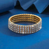 Women's Minimalist Alloy Rhinestone Inlay Elastic Bracelet Luxury Full Diamond Style Bridal Fashion Bracelet