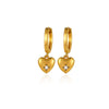 Women's Minimalist Butterfly Pendant Earrings Gold Plated Copper Drop Earrings With Simple Elegant Design For Wholesale