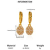 Women's Minimalist Butterfly Pendant Earrings Gold Plated Copper Drop Earrings With Simple Elegant Design For Wholesale