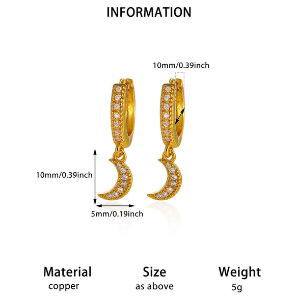 Women's Minimalist Butterfly Pendant Earrings Gold Plated Copper Drop Earrings With Simple Elegant Design For Wholesale