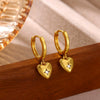 Women's Minimalist Butterfly Pendant Earrings Gold Plated Copper Drop Earrings With Simple Elegant Design For Wholesale