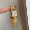 Women's Minimalist Cold Style Square Steel Band Quartz Watch