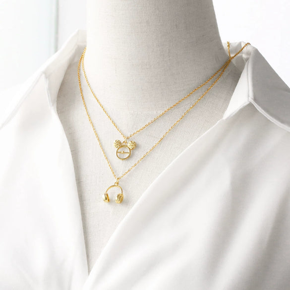 Women's Minimalist Copper Animal Zodiac Pendant Necklace With Gold Plated Electroplating