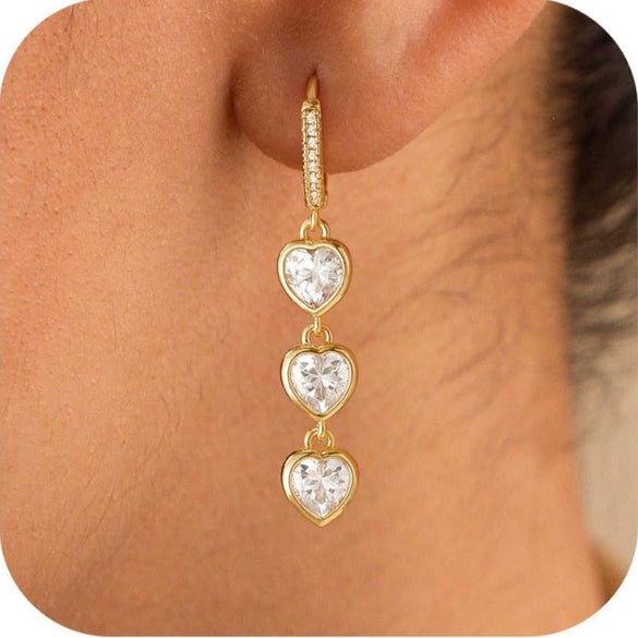 Women's Minimalist Copper Drop Earrings With Bowknot Design Electroplated Fashion Bridal Gift Jewelry