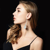 Women's Minimalist Geometric Alloy Long Statement Earrings Fashion Jewelry Ear Pins