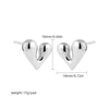 Women's Minimalist Geometric Copper Earrings With Electroplating And Irregular Double Ring Coil Winding Design