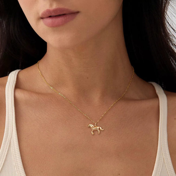 Women's Minimalist Geometric Copper Necklace With Stainless Steel Pendant Bow Sun Moon Evil Eye And Conch Clavicle Chain