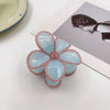 Women's Minimalist Geometric Handmade Egg Flower Hair Grab Clip