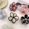 Women's Minimalist Geometric Handmade Egg Flower Hair Grab Clip