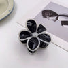 Women's Minimalist Geometric Handmade Egg Flower Hair Grab Clip
