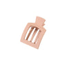 Women's Minimalist Geometric Pc Spray Painted Square Highend Grab Clip Hair Accessories